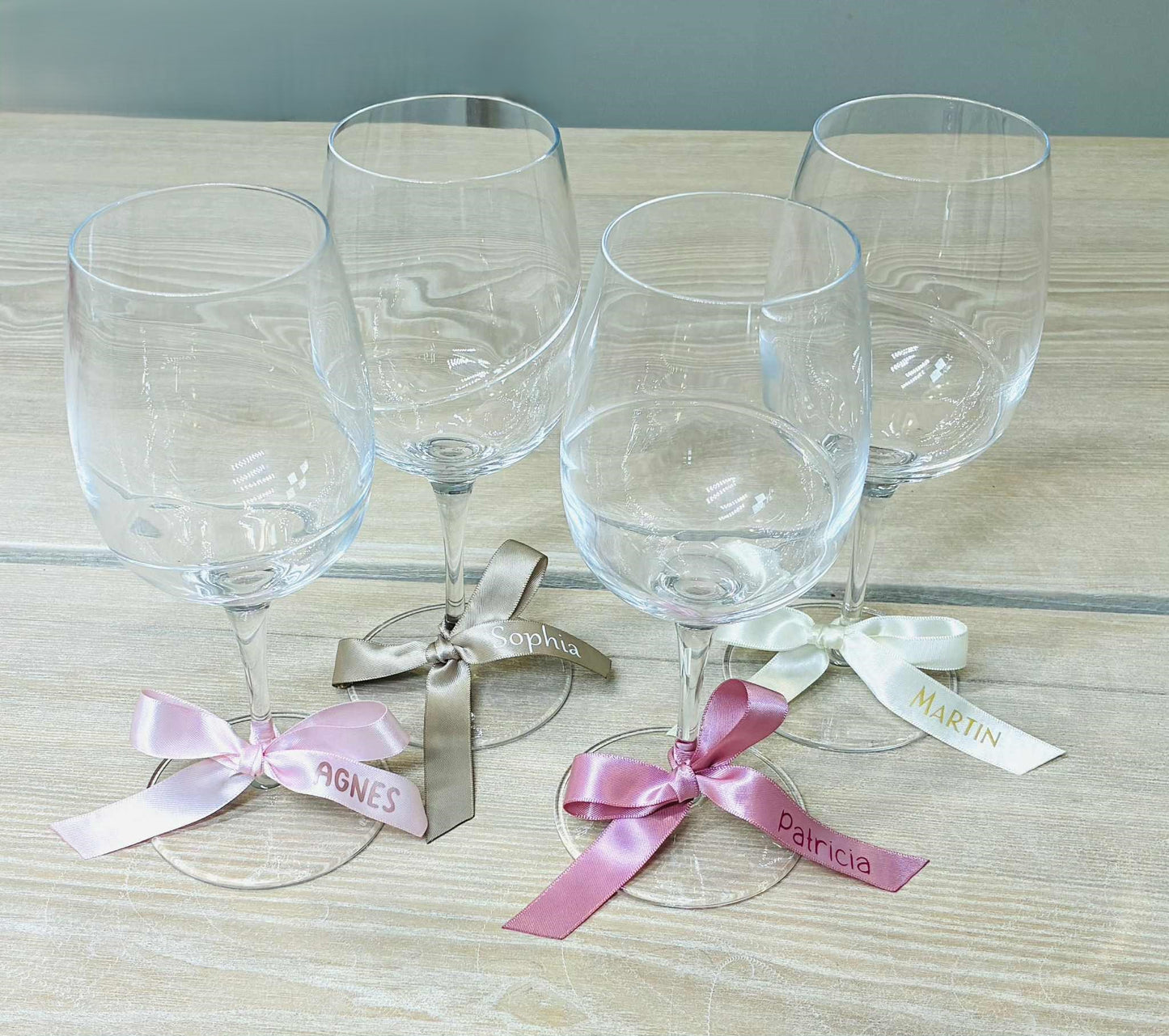 Sløjfe - Bordkort / Glasmærke